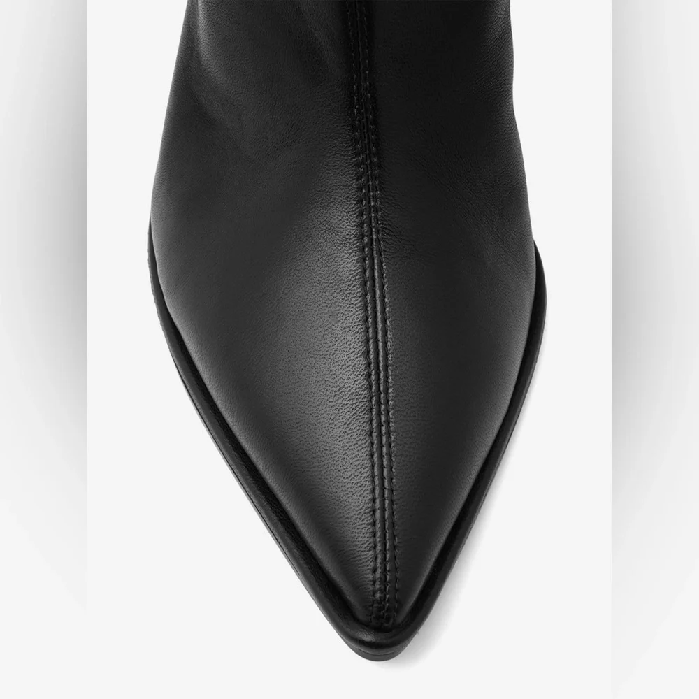 TAMARA MELLON Trinity 75 Cloud Cushion Pillow Top Knee High Boots in Black